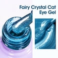 thumbnail image 3 of Gellen Cat Eye Gel Nail Polish, 18ml Gel Polish with Magnet Stick, Magnetic Shimmer Glitter Holographic Nail Polish Soak Off LED Gel for Nail Art DIY, Sea Blue, 3 of 9