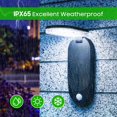 thumbnail image 6 of Solar Motion Lights Outdoor, 2 Pack Super Bright Foldable Security Solar Outdoor Lights, Waterproof 2 Modes Wireless Motion Sensor Solar Lights for Outside Garden Front Door Yard, Warm White, 6 of 7