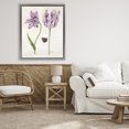 thumbnail image 2 of Stupell Industries Two Tulips Purple Flowers Gray Framed Floater Canvas Wall Art design by Jacob Marell, 31 x 25, 2 of 9