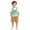 Mint Green, variant on Kids Girls Jumpsuit Rompers Bib Overalls Colorful Ice Tie-Dye Shortalls Suspender Shorts Jeans Pants
