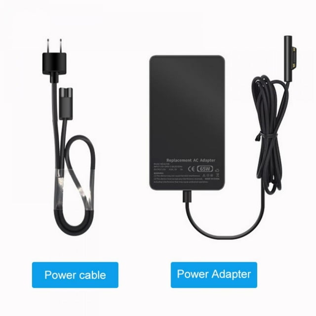 Adaptateur d'Alimentation 15V 4A 65W pour Microsoft Surface Book Pro 3 Pro 4 Pro 5 Pro 6 Pro 7 Surface Book Chargeur pour Ordinateur Portable/tablette