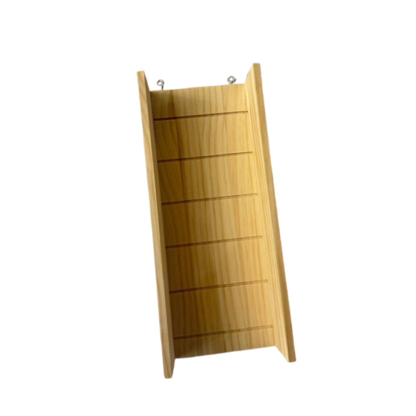 EHJRE Hamster Wooden Ladder Climbing Bridge Bridge Accessory Wooden Chew Stick Creative Climbing Toy Cage Decoration for Hamsters, Gerbils, Degus, And Ferre 35cmx18cmx16cm