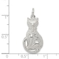 thumbnail image 2 of Sterling Silver Cat Charm, 2 of 2