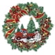 thumbnail image 1 of Taladro de pintura de diamantes Kit de corona de Navidad Decoración en forma especial parcial (HB294), 1 of 9