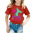 thumbnail image 1 of TZEWGL Chemise Décontractée pour Fille Garçon Mignonne à Imprimé Graphique Col Rond Manches Courtes Vêtements pour Infnants Taille 3-4T, 1 of 4