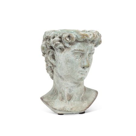 Set of 2 Extra Small Male Head Planter