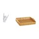 thumbnail image 5 of Escultura Creativa Con Gestos De Manos Y Cesta De Frutas Tejida, Ideal Para Decorar El Escritorio De Un Apartamento, Dormitorio O Restaurante, Y Como Plato Para Pan., 5 of 8