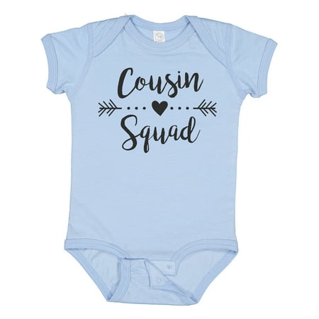 

Inktastic Cousin Squad Gift Baby Boy or Baby Girl Bodysuit