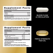GNC Mega Men Performance and Vitality Vitapak Program, Convenient Complete Nutrition, 5 Products in 1 Pack, Circulation, Blood Flow, Stronger Drive - New & Improved - 30 Packs (Pack of 1)