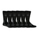 thumbnail image 1 of Calcetines Columbia Moisture Control para hombre, 6 unidades, color negro, 1 of 2