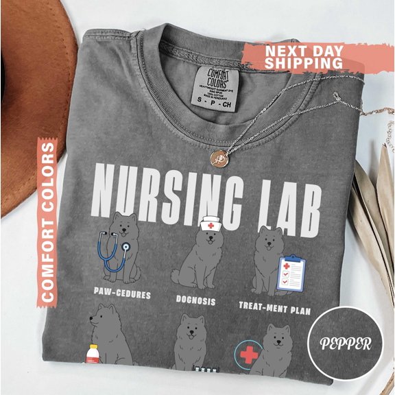 Nurse Funny Dog Shirt Black Lab Dogs Nursing Pups Funny Dog Punsfunny Nurse Gift Teepawced