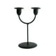 thumbnail image 2 of xihome Candelabro de hierro curvo de 2 brazos, centro de mesa para cenas romnticas y decoracin navideña., 2 of 8