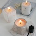 thumbnail image 3 of Maceta redonda de hormigón con 3 agujeros, molde de silicona para hacer macetas, vaso de hielo, resina de yeso, molde para hacer velas, decoración del hogar, 3 of 4