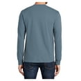 thumbnail image 2 of Yellow Rooster Men's Long Sleeve Essential T-Shirt Stonewashed Blue L, 2 of 6