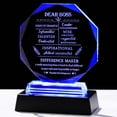 thumbnail image 1 of Crystal Keepsake Movdyka Boss Gifts con base LED para hombres y mujeres, 1 of 7