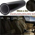 thumbnail image 3 of 300mm*5m Car Home Tint Film Black Roll 5% To 35% VLT Tinting Tools Kit, 3 of 5