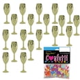 thumbnail image 3 of Confetti Champagne Flute Gold - Pouch (1/2 oz) - CCP9284, 3 of 8