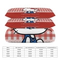 thumbnail image 2 of Hello Kitty Duvet Cover Set 3-Piece Bedding Set Soft Warm And Comfortable Soft Bed Set with 1 Duvet Cover And 2 Pillowcases for Bedroom All Season 90"x90", 2 of 7