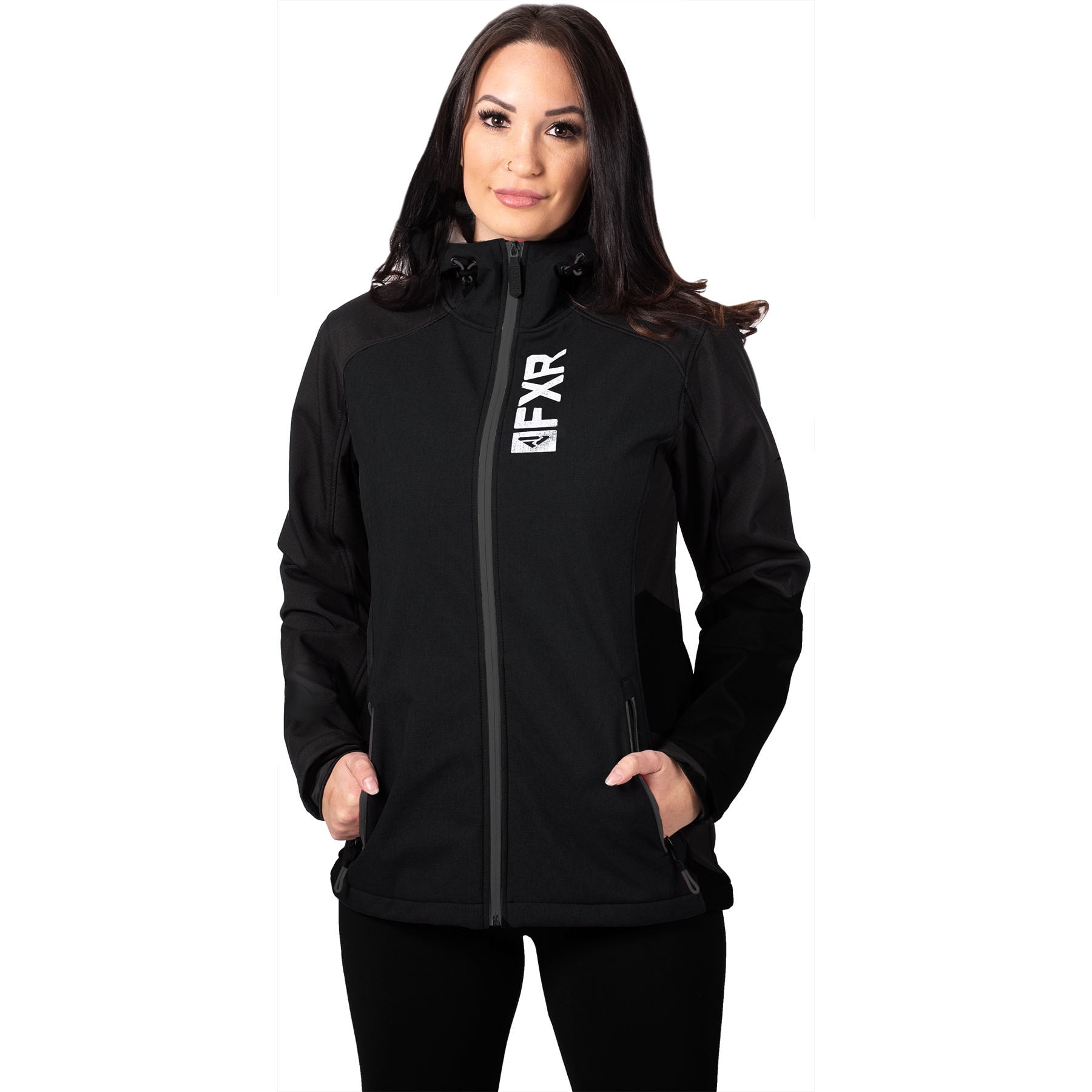 FXR - FXR Womens Black/White Pulse Softshell Jacket Snowmobile 2020 - Walmart.com - Walmart.com