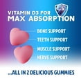 thumbnail image 5 of Calcium Supplement Gummies - Sugar Free Calcium Gummy with Vitamin D3 for Best Absorption - Supports Immune Health, Bones & Teeth - Nature's Calcium Chews for Women & Men - Berry Flavor - 120 Gummies, 5 of 9