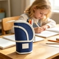 thumbnail image 5 of Clearance! Special Expandable Pencil - Case Large Pencil Pouch Multi-Functional Pen Stand, Unique for Middle High School,A, 5 of 7