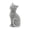Silver, variant on yotijay Cat Statue Animal Sculpture Art Crafts Collection Resin Modern Tabletop Ornament Gold