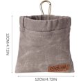 thumbnail image 2 of Bolsa de golosinas SSuperp Para perros bolsa de comida adiestramiento canino algodón impermeable gris, 2 of 5