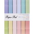 thumbnail image 1 of 12pcs Dot Pattern Material Paper, Simple Multi-purpose Decorative Craft Paper For DIY Craft, Decoration, Hand Account, 1 of 3