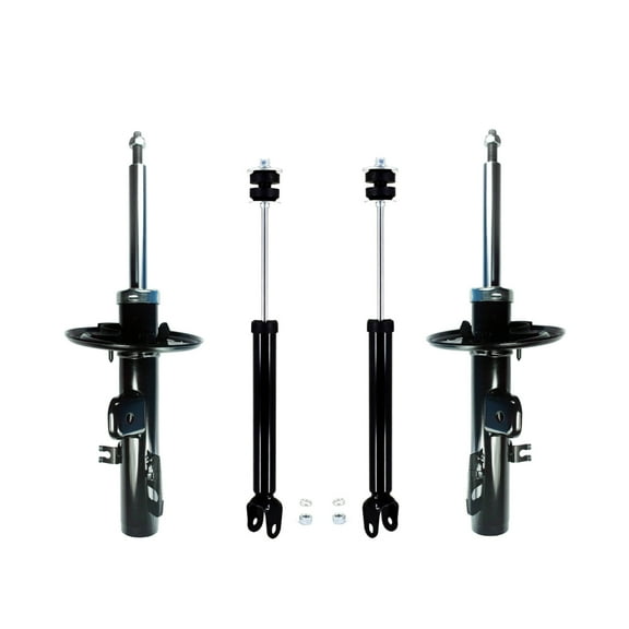Set Front Suspension Strut Assembly-Rear Shock Absorber For 2010-2012 Ford Flex