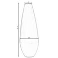 thumbnail image 4 of 31.5" Spun Bamboo Tall Floor Vase - Sleek Metallic Finish, Elegant Home Decoration, Modern Accent Piece, Living Room Decor, Handcrafted Bamboo Art, Contemporary Design, Unique Tall Vase, Red Large, 4 of 7