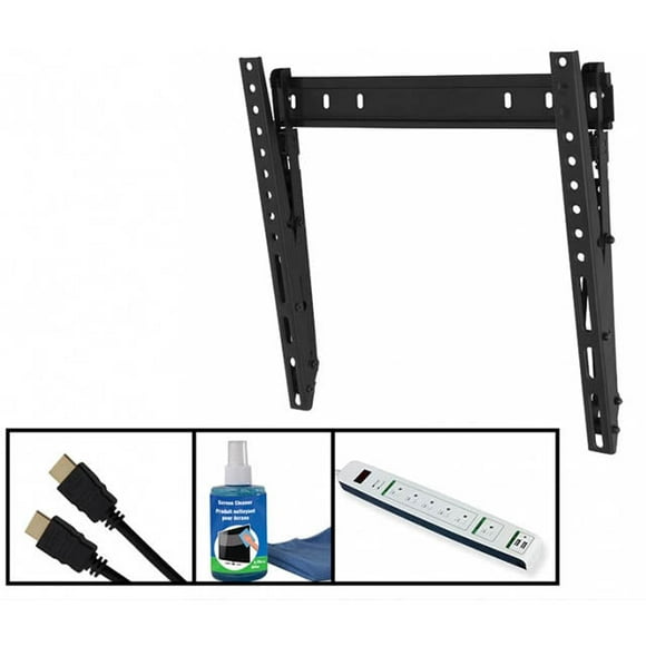 AVL401KIT-E - TV WALLMOUNT 26-55IN TILT 88LB W/POWERBAR 2XHDMI SCREEN CLEANER