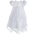 thumbnail image 1 of Robe Mouchoir pour Bébés Filles, Blanc, 9-12 Mois, 1 of 2