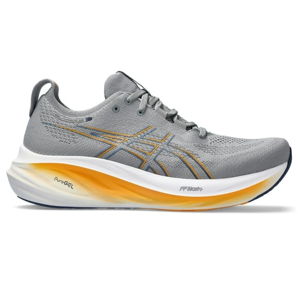 ASICS Men's Gel-Nimbus 26 Running Shoe, 15, Sheet Rock/Thunder Blue