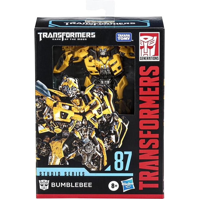 Transformers Toys Studio Series 87 Deluxe Class Transformers: Dark of The Moon Bumblebee, modelo de figura de acción, juguete para regalo coleccionable Gao Jinjia LED