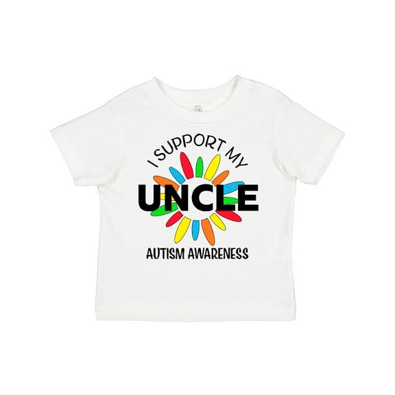 Inktastic I Support My Uncle Autism Awareness Boys or Girls Toddler T-Shirt
