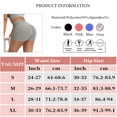 thumbnail image 6 of QRIC Fitness Booty Shorts for Women Scrunch Butt Yoga Workout Active Shorts High Waist Tummy Control Textured Ruched Hot Pants, 6 of 6