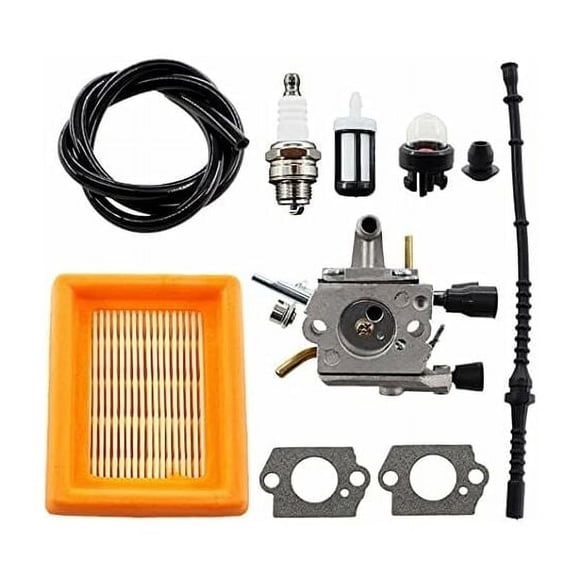 Precision Engineered Fuel Line For Stihl Fs120 Fs200 Fs250 Fs300 Fs350 Ht250 Brush Cutters, Lawn Mower Upgrade Kit Featuring Carburetor And Spark Plug