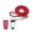 Red, variant on Cannon Sports Solid Brass Metal Whistle with Whistle Cover & Lanyard - Loud, Clear Sound, 124 dB Tone, Durable - Ideal for Coaches, Referees, Officials, Trainers (Red)