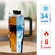 thumbnail image 5 of NEON GENESIS EVANGELION Vaso aislado de acero inoxidable con asa, diseño temático, regalo para familia, amigos y fans; incluye pajita y encaja en el portavasos estándar, 40 oz, 5 of 6
