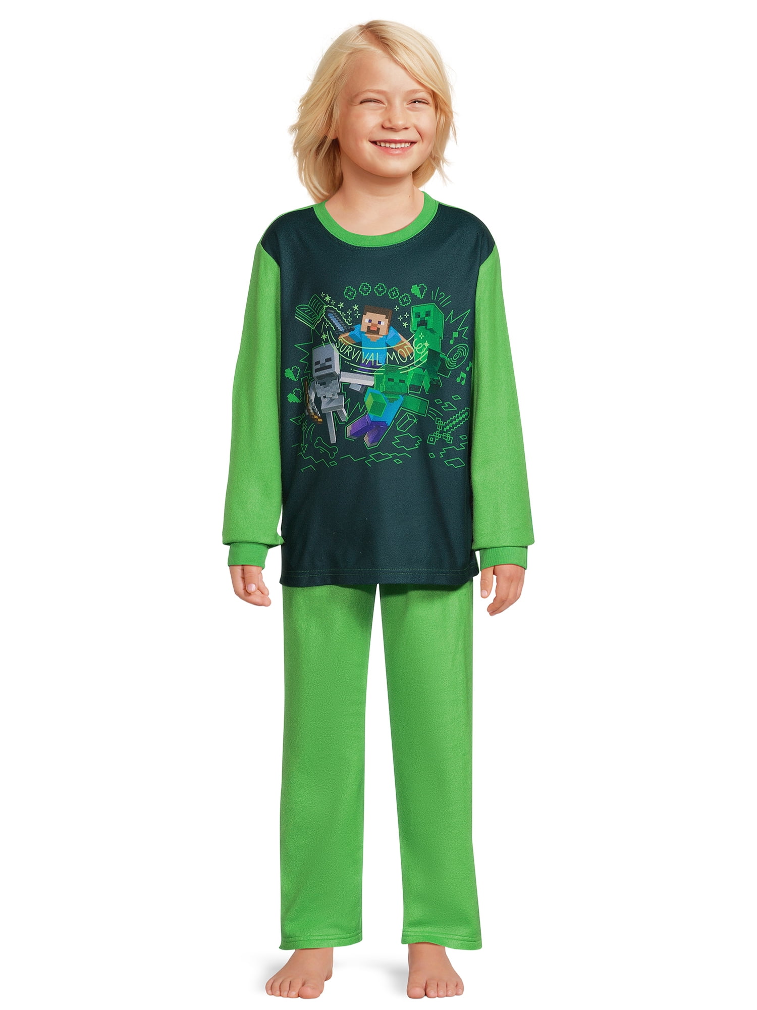 Boys Licensed Character Long Sleeve Top and Pants, 2-Piece Sleet Set, Sizes 4-12