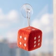 thumbnail image 5 of Fuzzy Plush Dice for Car Mirror, Soft Plush Dots - Cute Game Prop Decorative Pendant for Car Interior Hanging Ornament Decoration, 5 of 6