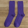 thumbnail image 1 of Dyfzdhu Women Solid Autumn Socks Casual Cotton Socks Warm Socks, 1 of 2