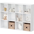 thumbnail image 5 of Jpiziso 12 Cube Storage Organizer 47.72" x 9.45" x 35.98" Bookcases with Closed Back for Home Office, Living Room, Bed Room White, 5 of 6
