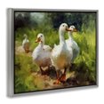 thumbnail image 3 of Stupell Industries Rustic Lodge Duck Family in Nature Gray Floating Frame Canvas Art, 21 x 17, by Ziwei Li, 3 of 8