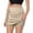 Beige, variant on Skirts for Women Skirt Half Fashionable Pleated Side Slit Design for Summer Women Solid Color Bottoms Everyday Wear Coffee M