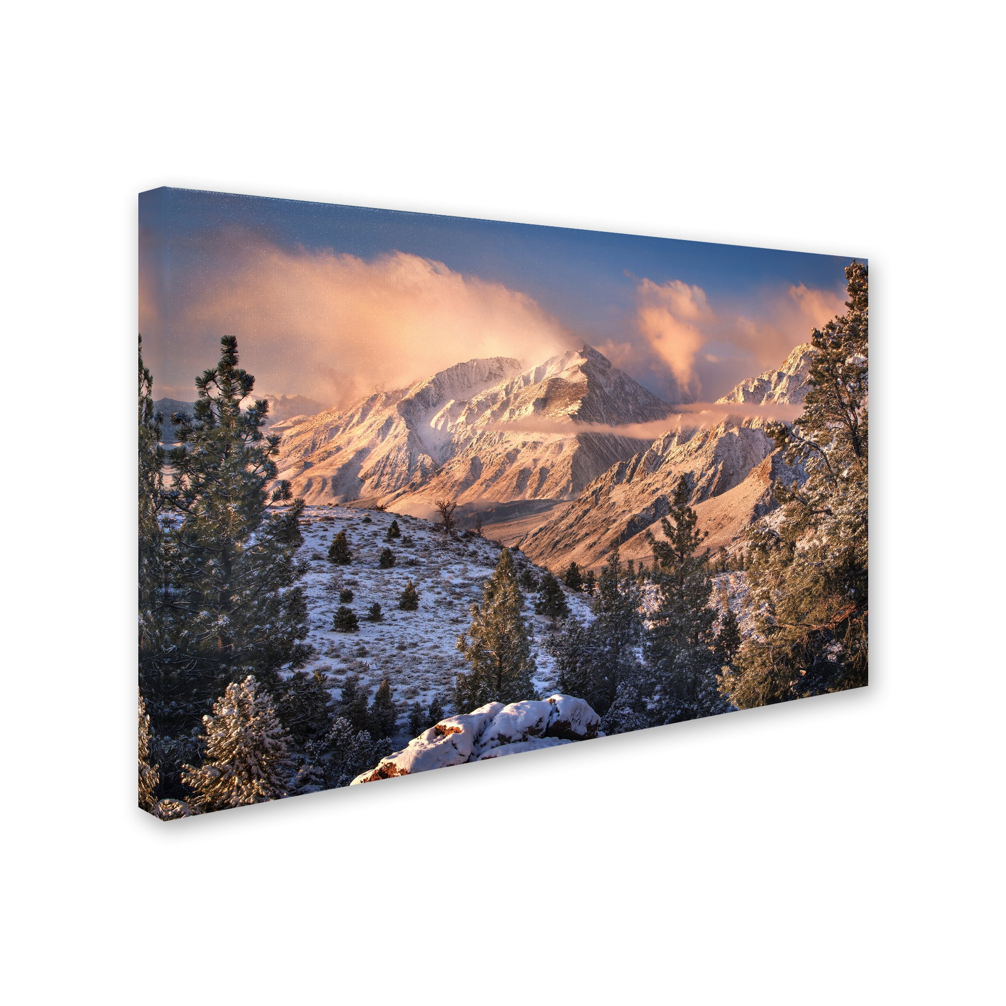Trademark Fine Art 'Mountain Light' Canvas Art by Chris Moore