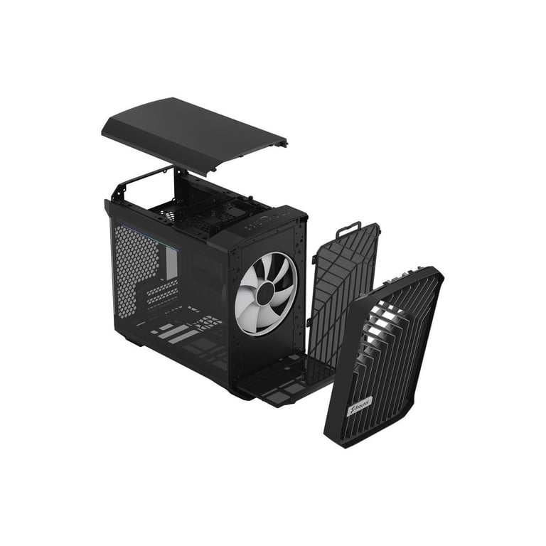 Fractal Design Torrent Nano RGB Black TG Light Tint Tempered Glass