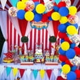 thumbnail image 4 of Kit d'Arche Guirlande de Ballons de Cirque Carnaval Ballons Jaunes Bleus Rouges Ballons Confettis Multicolores pour Décorations de Mariage Carnaval Fête d'Anniversaire Shower de Bébé, 4 of 6
