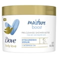thumbnail image 1 of Dove Body Love Shower Cleansing Butter Limpiador hidratante para piel seca, más sedoso que el gel de baño con ácido hialurónico y aceite de moringa, 10 oz, 1 of 5