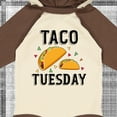 thumbnail image 4 of Inktastic Taco Tuesday Boys or Girls Long Sleeve Baby Bodysuit, 4 of 5